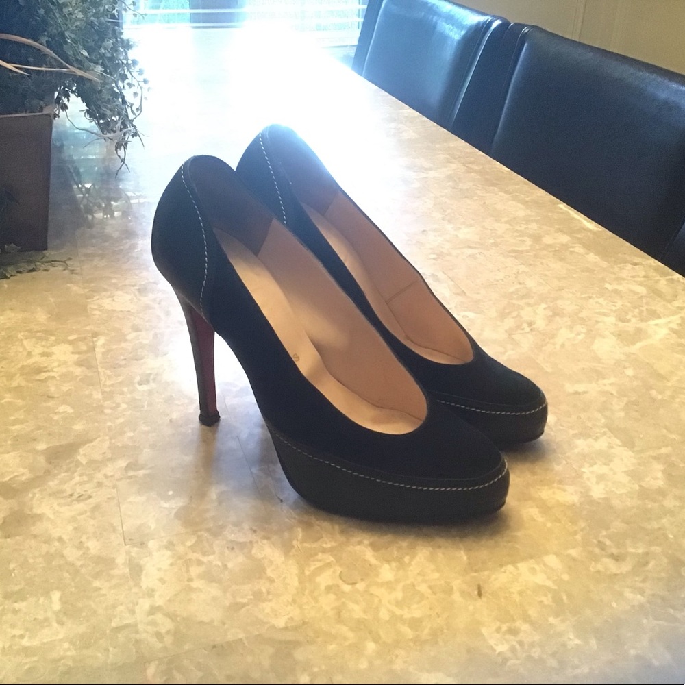 Christian Louboutin Suede Pumps